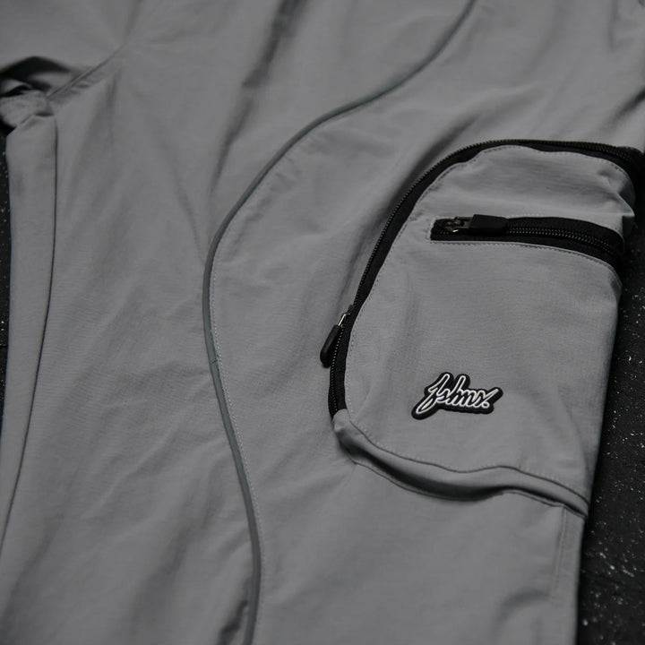 Baggy Vortex Reflective Pants (Grey)