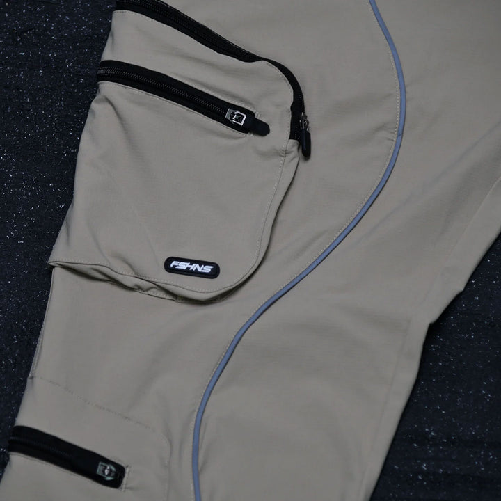 Baggy Vortex Reflective Pants (Khaki)