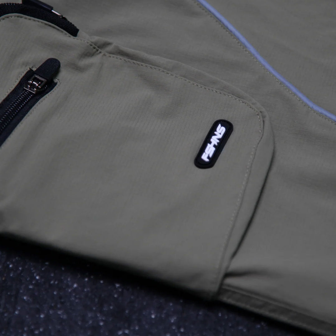 Baggy Vortex Reflective Pants (Olive)
