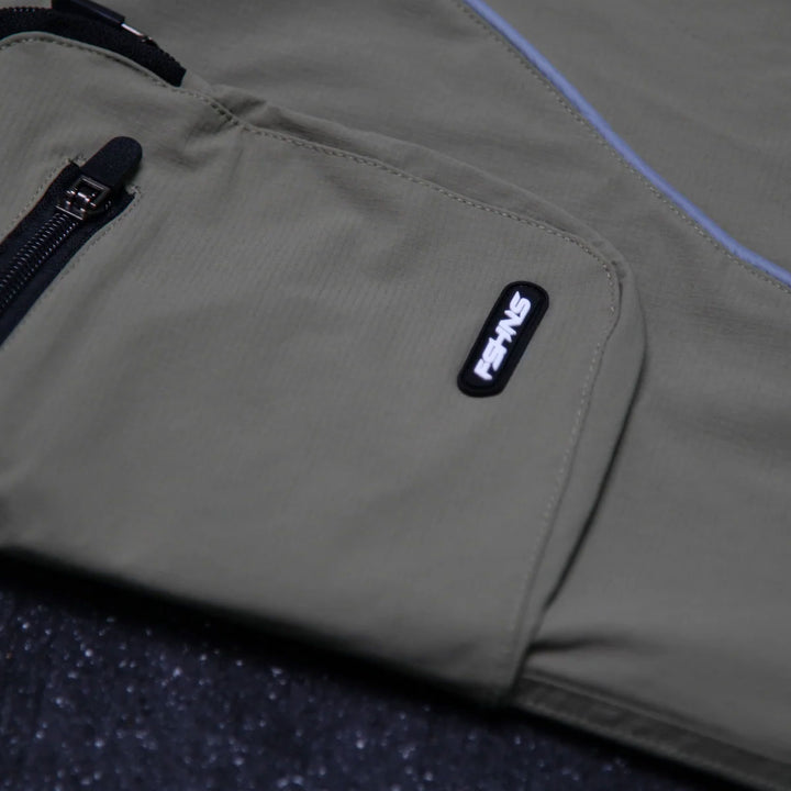 Baggy Vortex Reflective Pants (Olive)