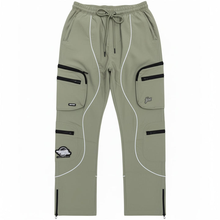 Baggy Vortex Reflective Pants (Olive)