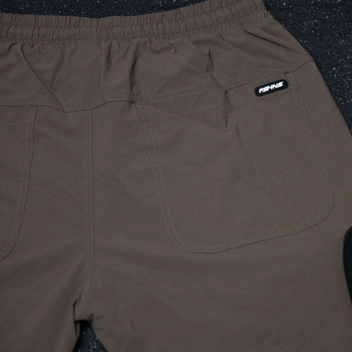Baggy Vortex Reflective Pants (Coffee)