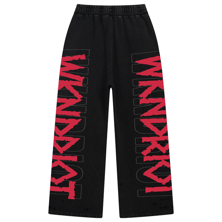 10AK Rhinestone Sweatpants (Black)