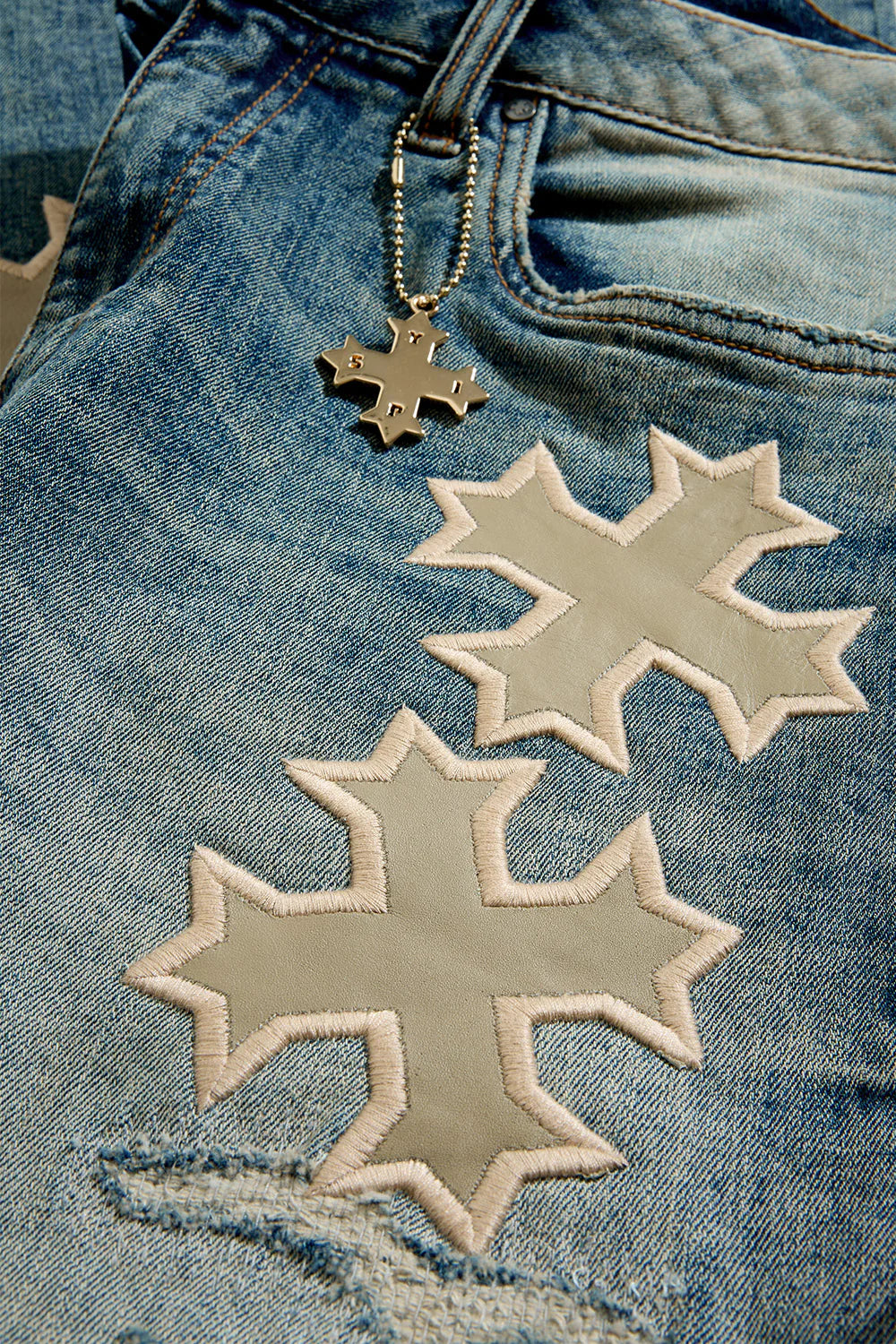 Super Skinny Stacked Eden Denim (Desert Storm)