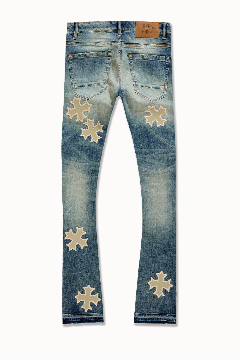Super Skinny Stacked Eden Denim (Desert Storm)