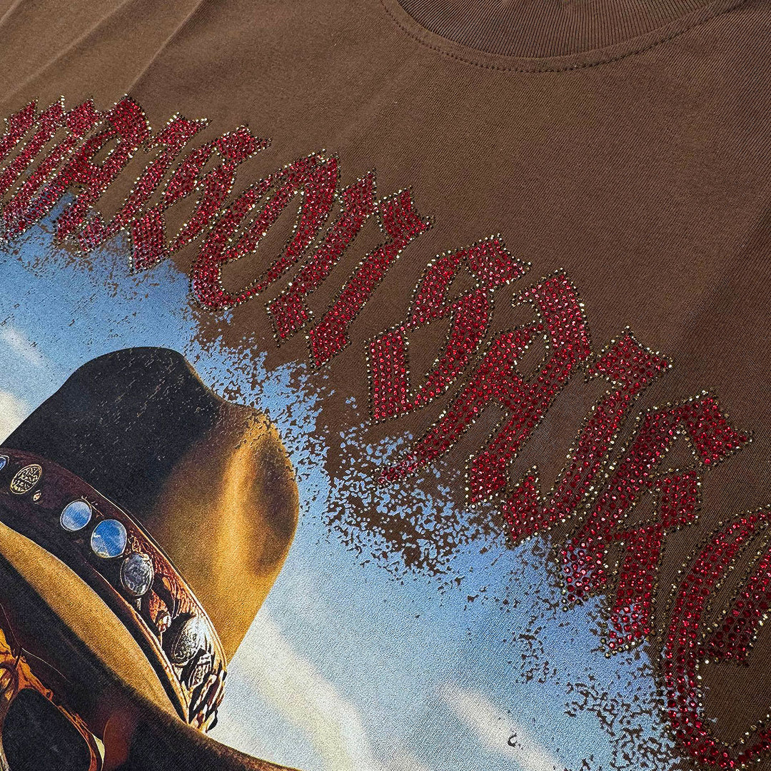 Cowboy Skull Tee (Brown)