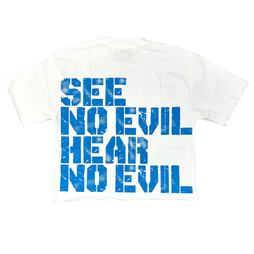 Saints Cropped Tee (White)