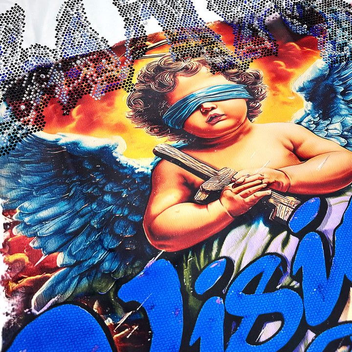 Saints Cropped Tee (White)