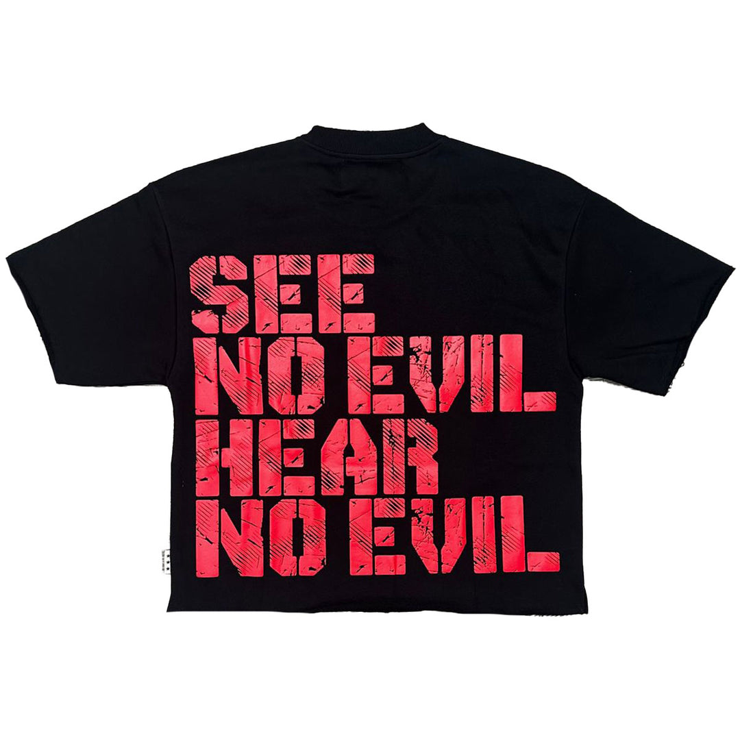 Saints Cropped Tee (Black)