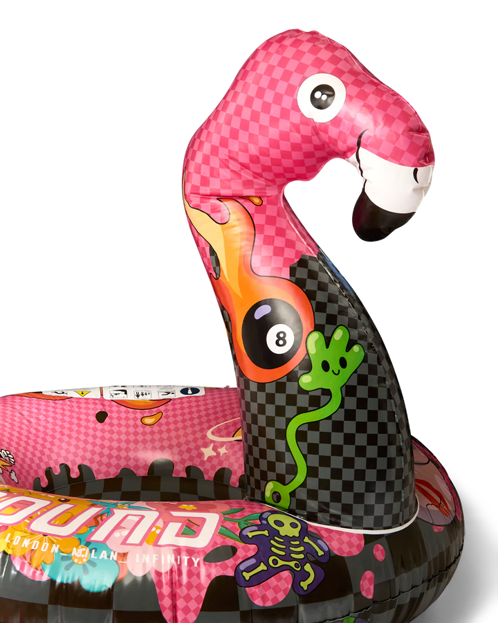 Flamingo WTF Skull Floaty
