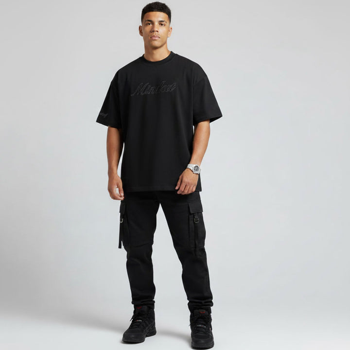 Believe in Yourself Oversize Tee (Full Black)