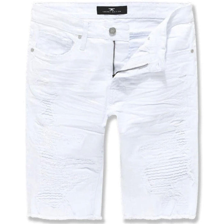 Siena Twill Shorts (White)