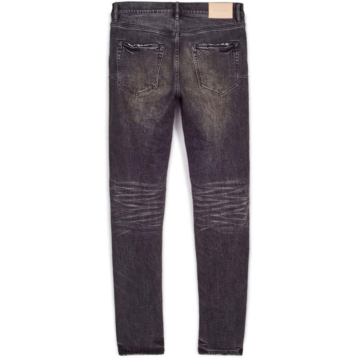 P001 Low Rise Skinny Jean (Black Animal Repair)