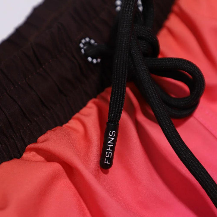 Le Gradient Hybrid Shorts (Pink to Orange)