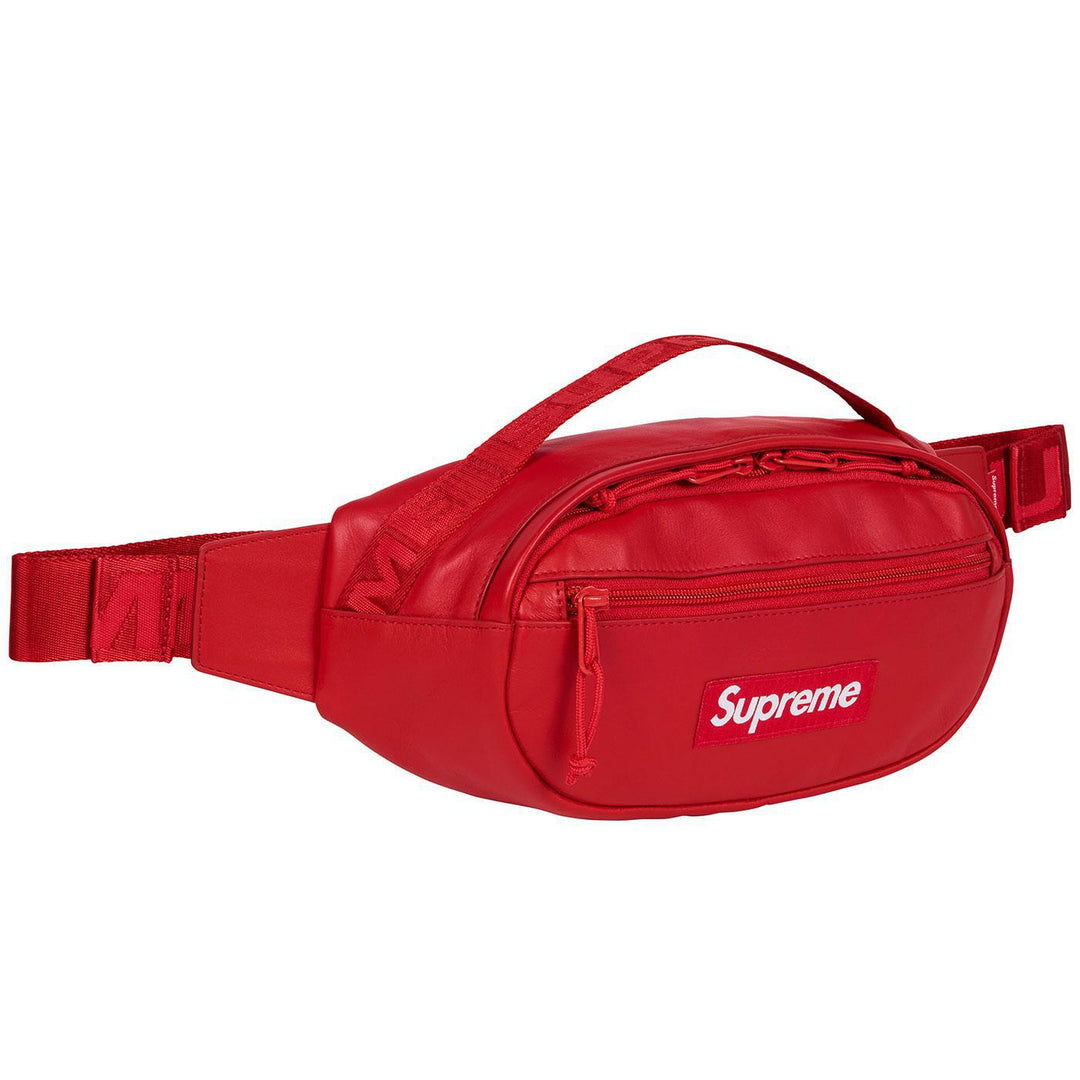 Leather Waist Bag (Red)