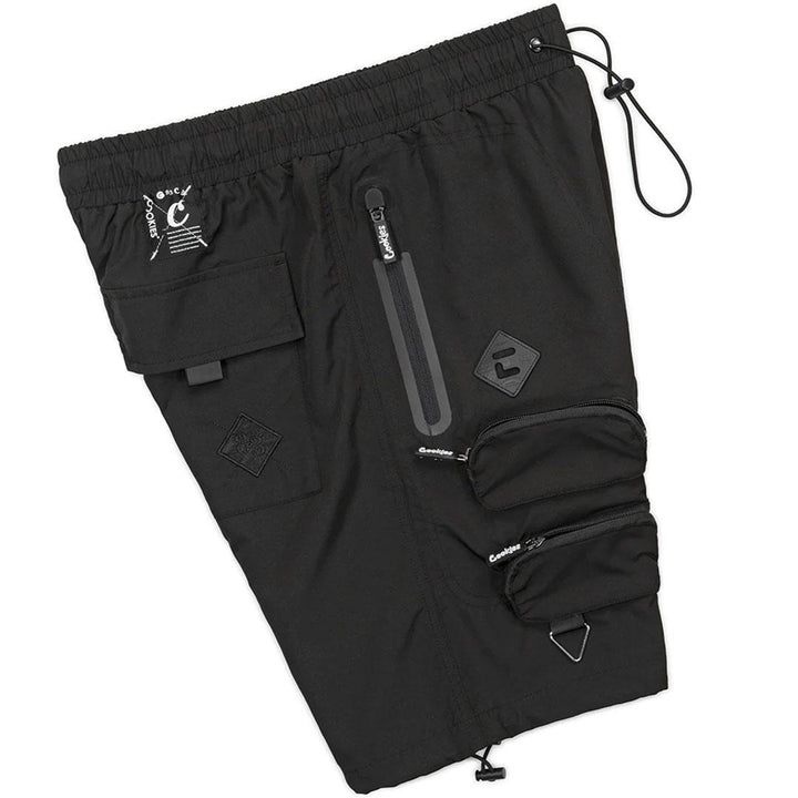 Key Largo Cargo Shorts (Black) Side | Cookies Clothing