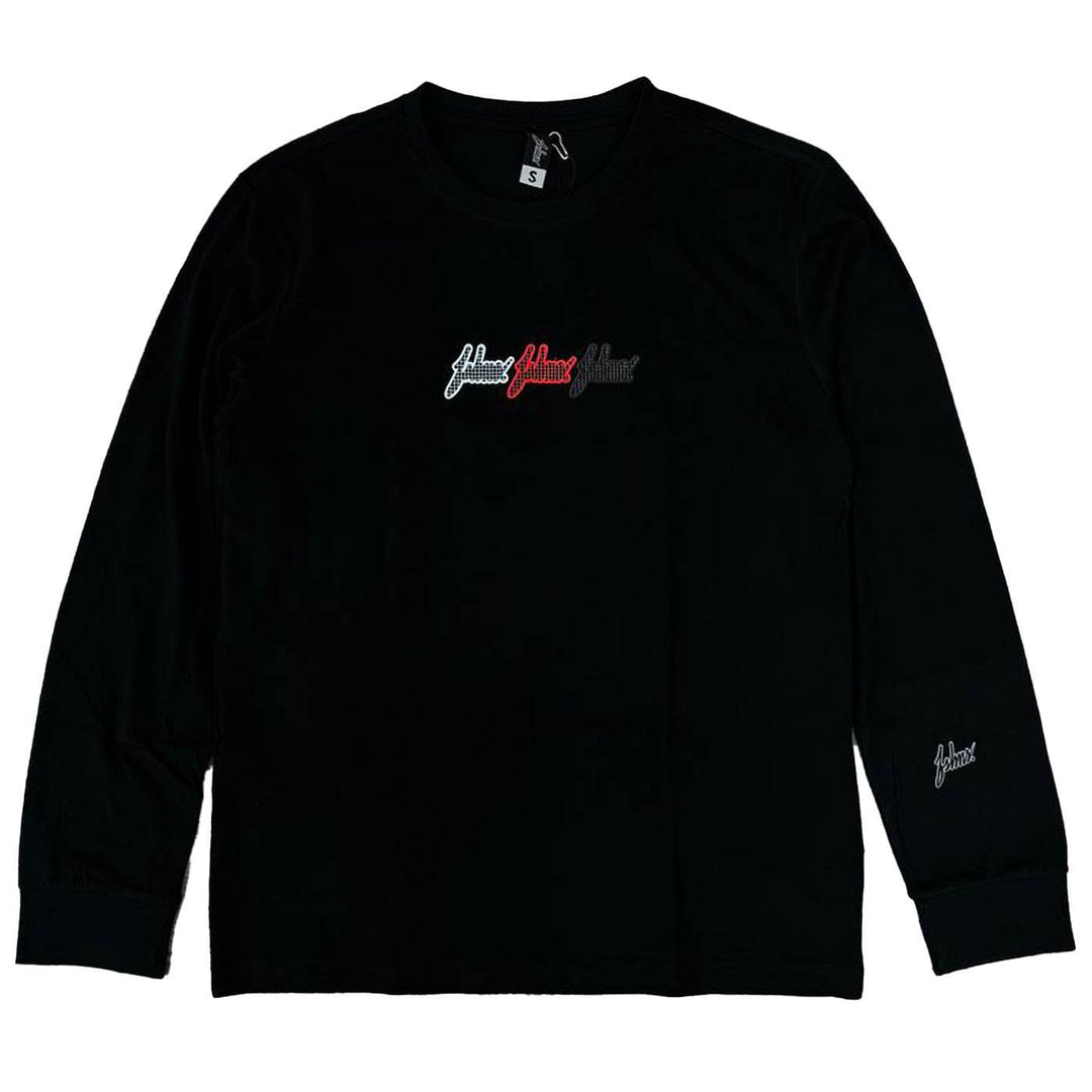 Logo Grill Long Sleeve Tee (Black/White/Red)