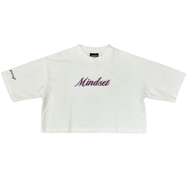 Believe in Yourself Cropped Tee (Cream)