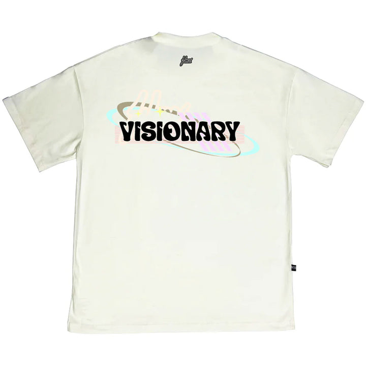 Galactic Visionary Oversize Tee (Vanilla / Pastel)