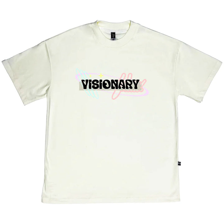 Galactic Visionary Oversize Tee (Vanilla / Pastel)