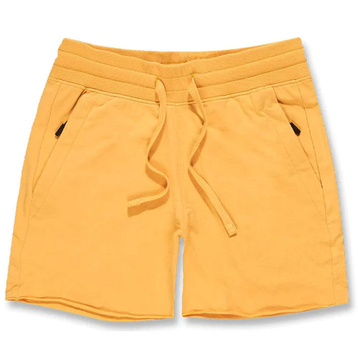 Athletic Summer Knit Breeze Shorts (Matte Orange) | Jordan Craig