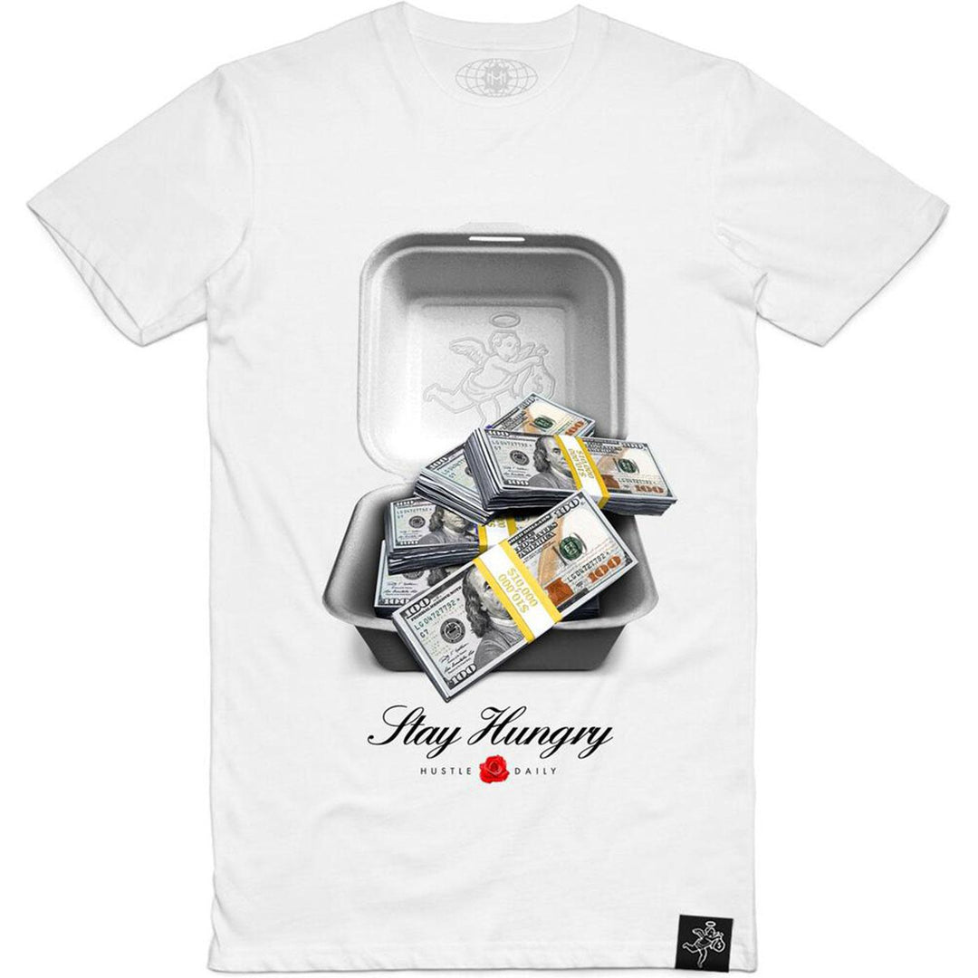 Stay Hungry Money Box Tee (White)