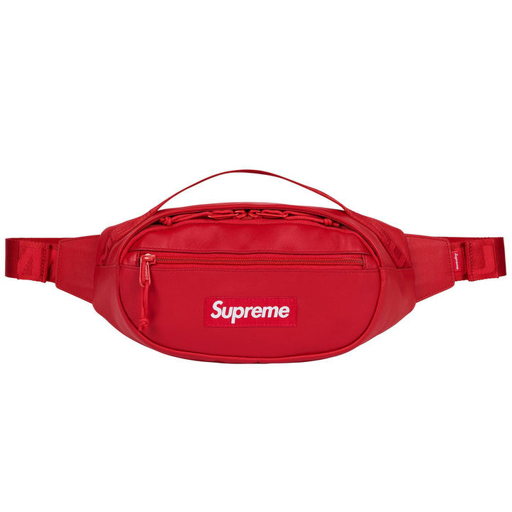 Leather Waist Bag (Red)