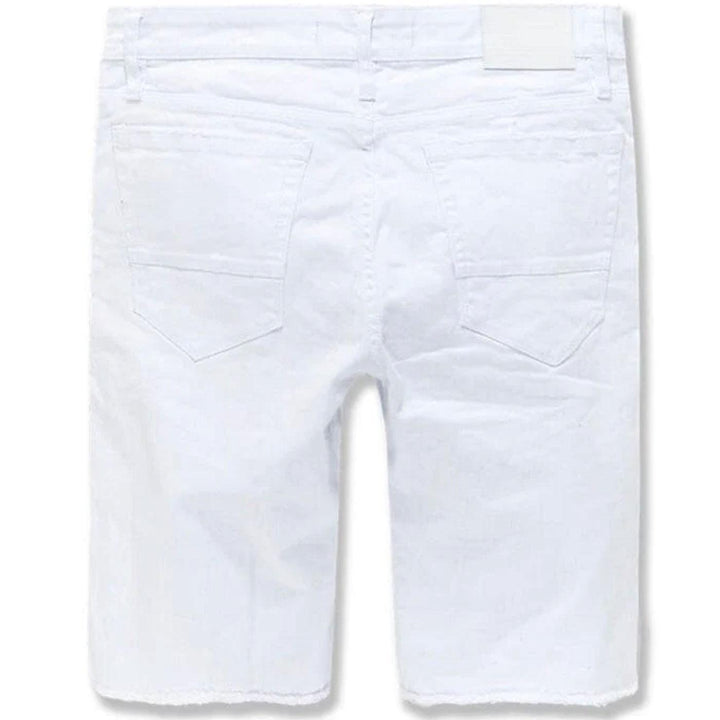 Siena Twill Shorts (White)
