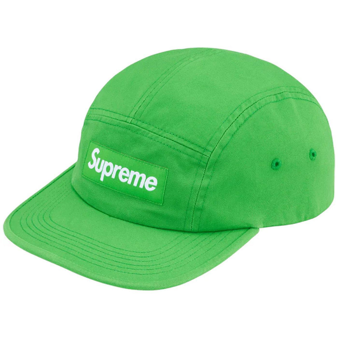 Washed Chino Twill Camp Cap (Green)