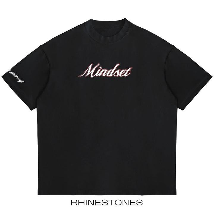 Believe in Yourself Oversize Tee (Black / Red)