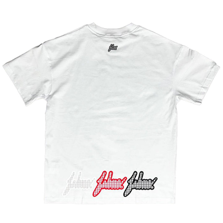 Logo Grill Oversize Tee (White/Red/Black)