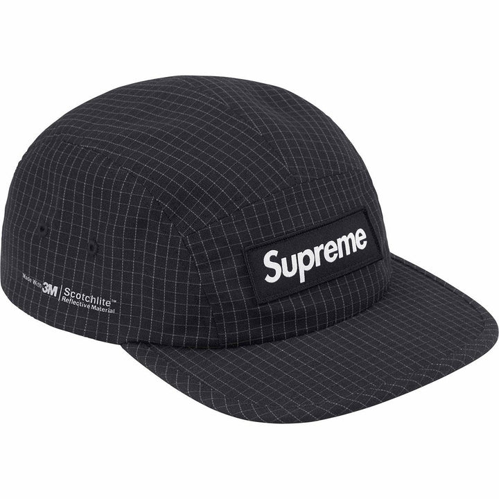 Reflective Ripstop Camp Cap (Black)