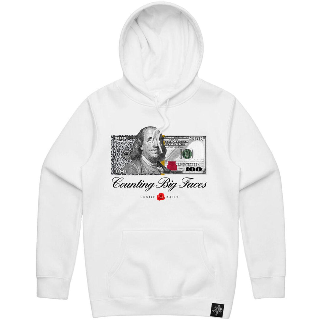 Counting Big Faces AJ3CR Hoodie (White)