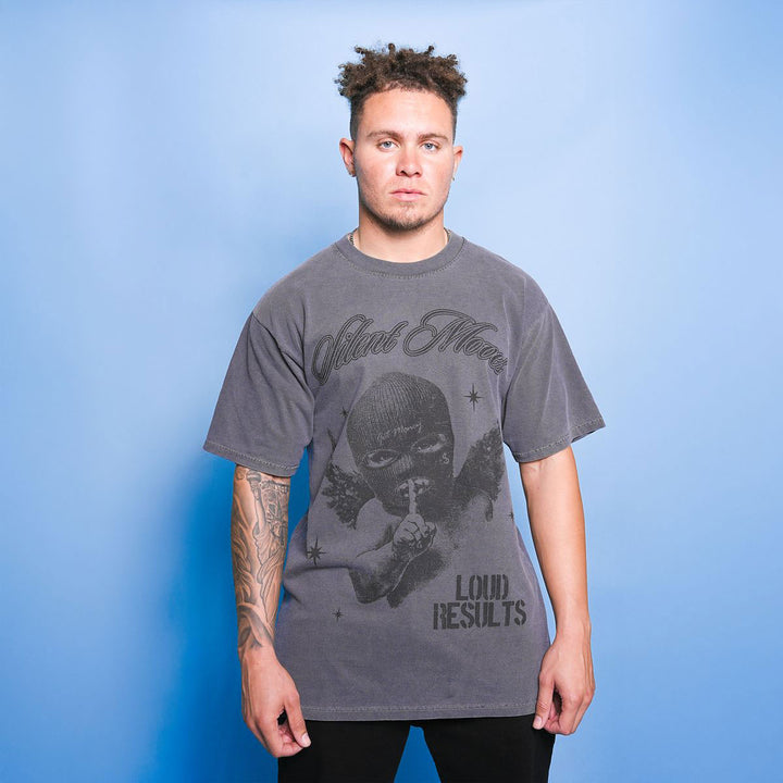 Rise to Victory Tee (Black Pigment)