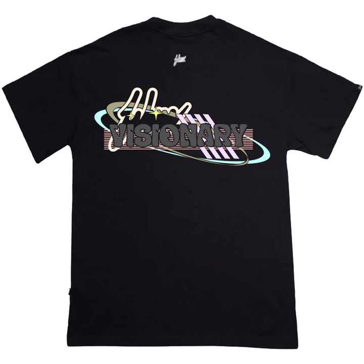 Galactic Visionary Oversize Tee (Black / Pastel)