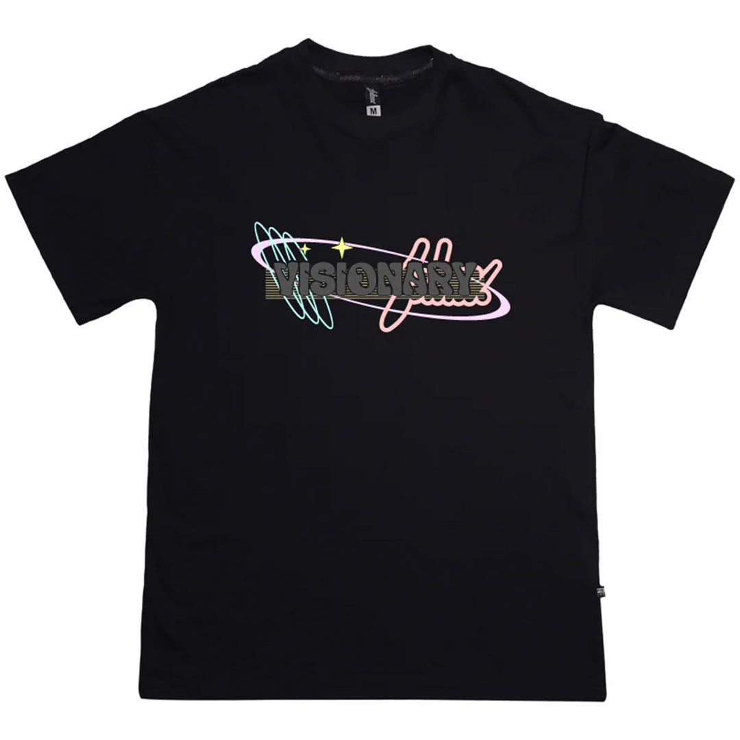 Galactic Visionary Oversize Tee (Black / Pastel)