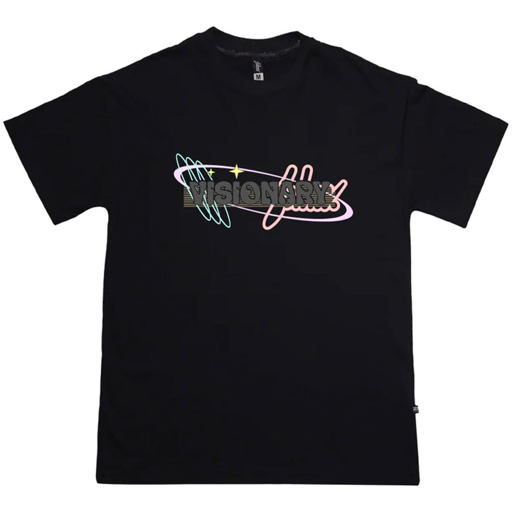 Galactic Visionary Oversize Tee (Black / Pastel)