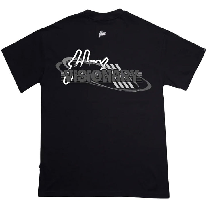 Galactic Visionary Oversize Tee (Black / Silver)