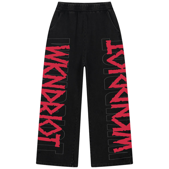 10AK Rhinestone Sweatpants (Black)
