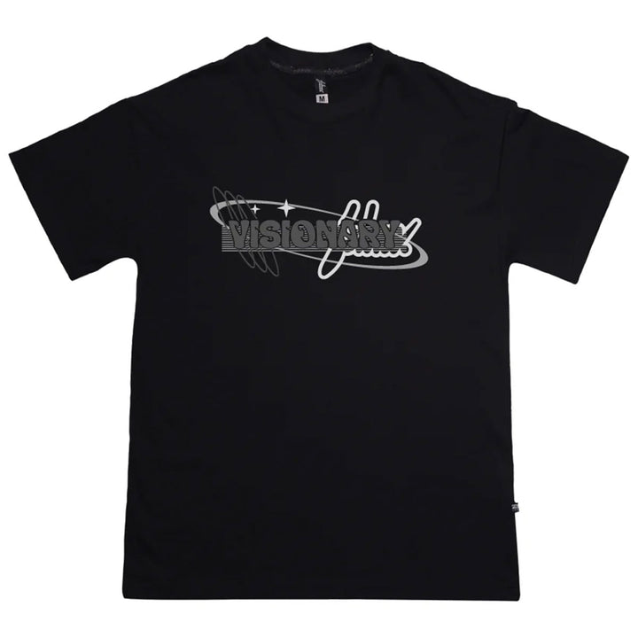 Galactic Visionary Oversize Tee (Black / Silver)