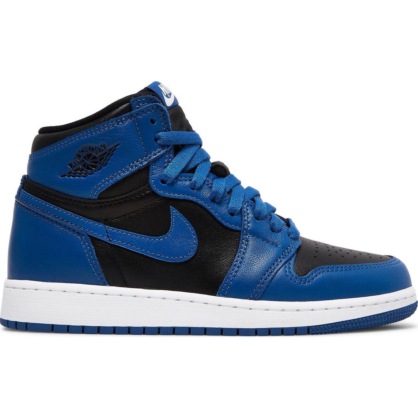 Air Jordan 1 Retro High OG GS Dark Marina Blue Shoes Black