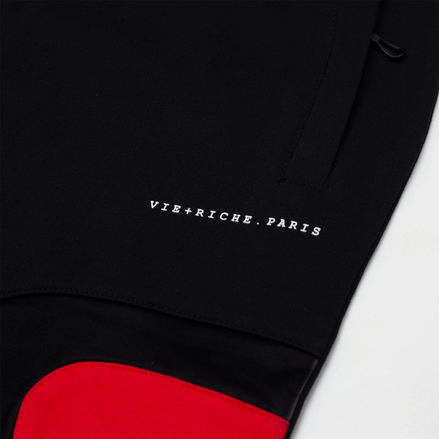 Wave Hill Track Pant (Black/Red) Logo | VIE+RICHE Paris