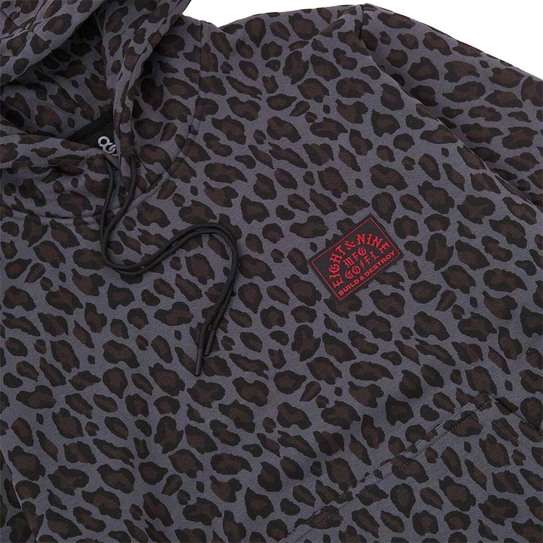 Cheetah Camo Cozy Set (Black) Detail | 8&9 Clothing