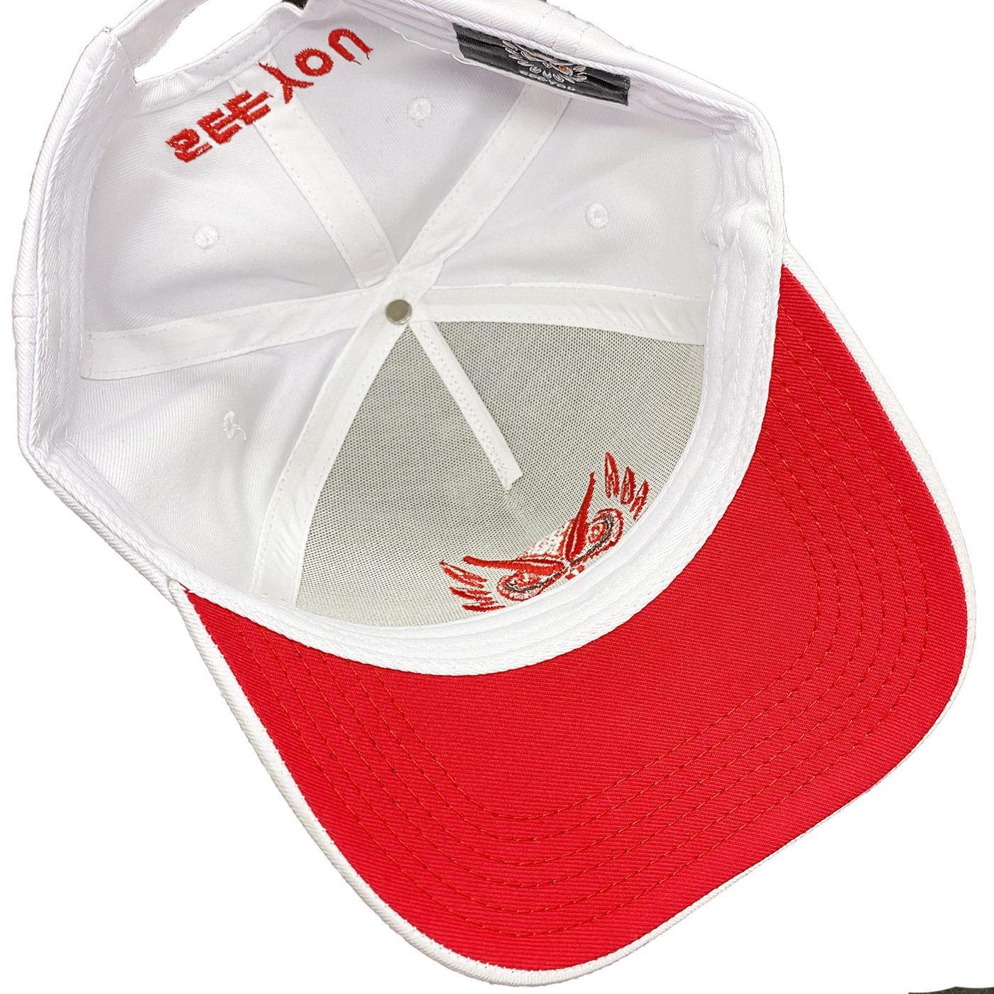 Owl Vision Hat (White/Red) Interior | See You