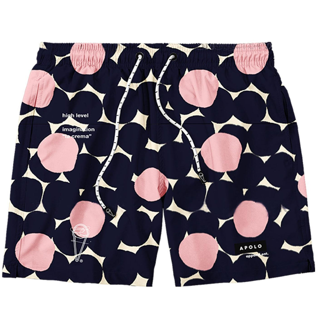 Dots Pattern Shorts (Navy) | Apolo Apparel