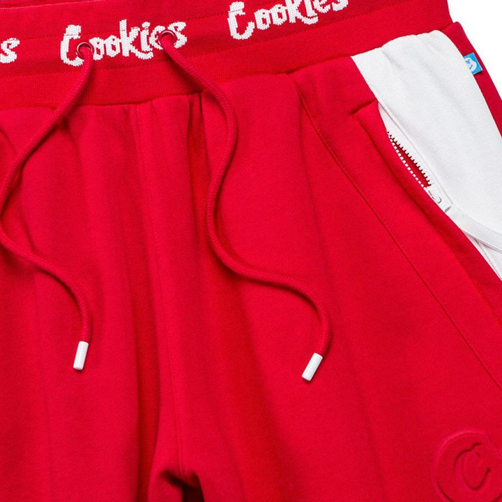 Fresh Daily Sweatpants (Red) Detail | Cookies Clothing