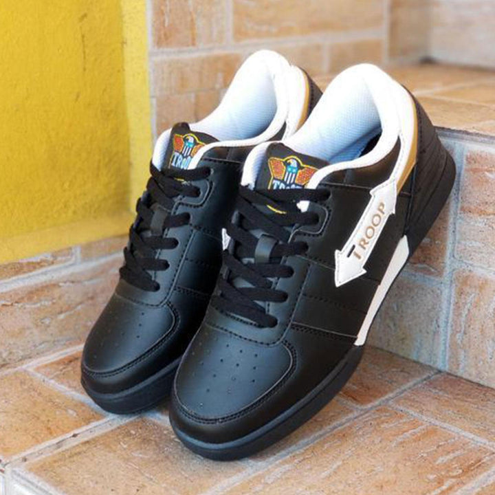 Troop Crown Court Sneakers 'Black' New | Clearance