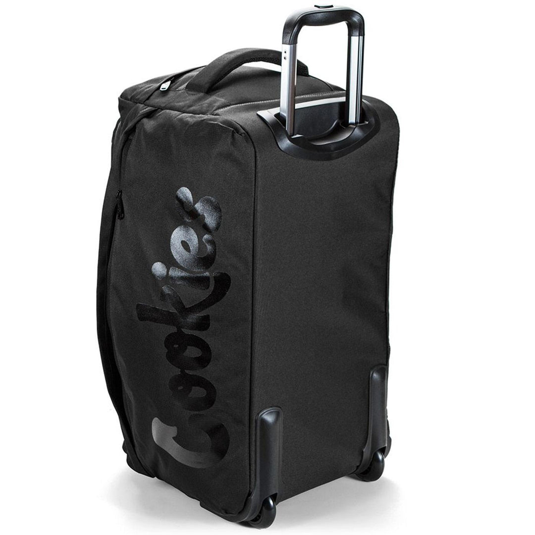 Trek Roller Smell Proof Travel Bag (Black) Rear | Cookies Clothing