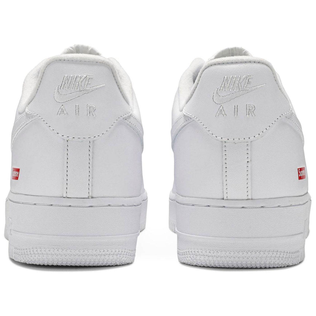 Supreme x Air Force 1 Low 'Box Logo - White' CU9225 100 Rear | Nike