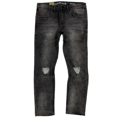 Grey Kick Skinny Jeans | Kickback Jeans
